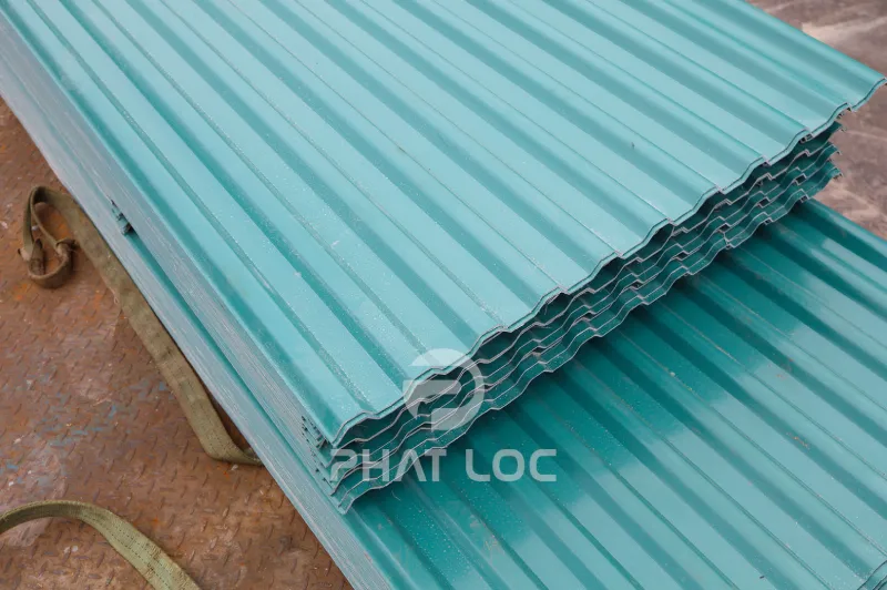 Tôn nhựa PVC/ASA sóng vuông