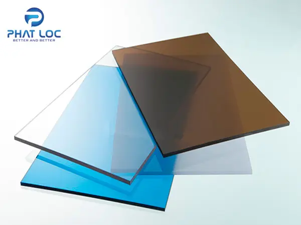 Tôn nhựa trong suốt Polycarbonate dạng phẳng