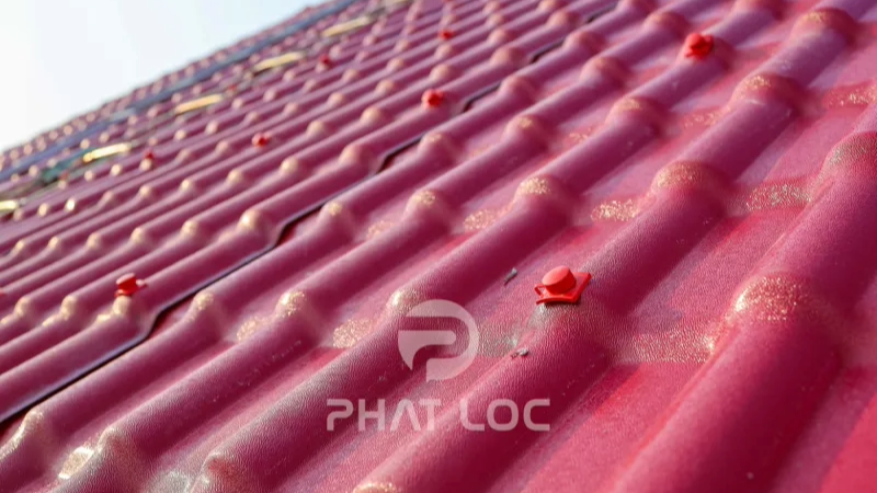Tôn PVC/ASA giả ngói (Độ bền cao, chống ăn mòn)