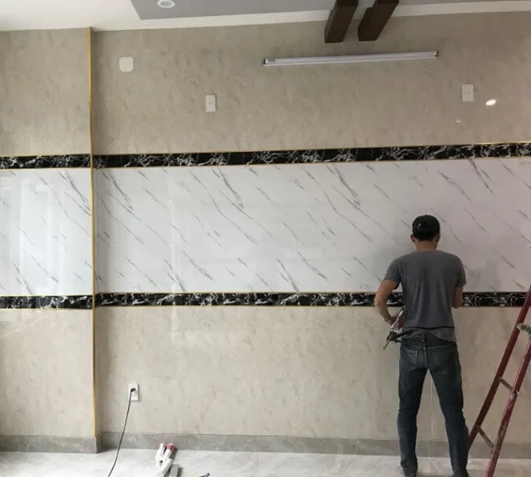 7 bước thi công tấm nhựa ốp tường chuẩn kỹ thuật, dễ thực hiện