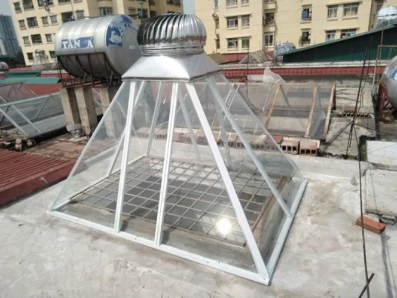 Rỗng ruột – Tiết kiệm, cách nhiệt, giếng trời