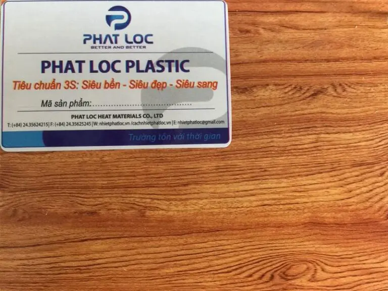 Tấm nhựa PVC ốp tường vân gỗ