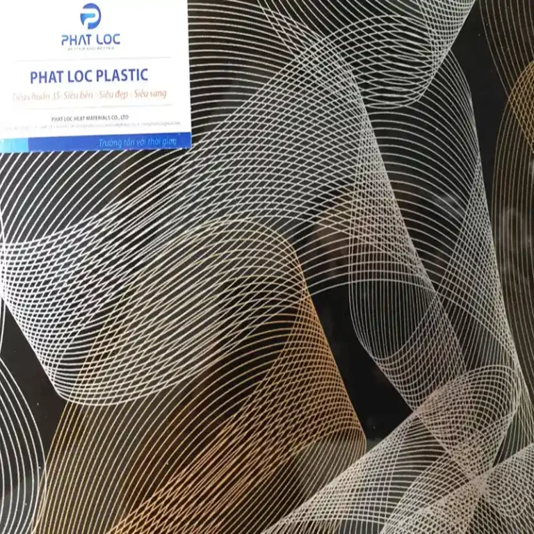 Tấm nhựa PVC vân 3D