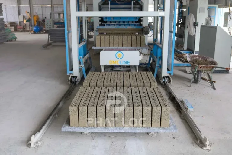 Sử dụng trong dây chuyền ép gạch không nung