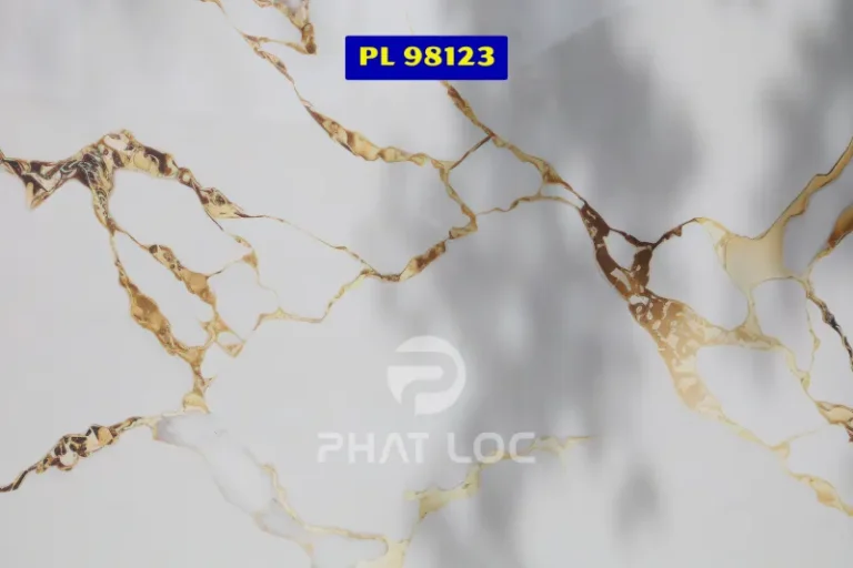 PL-98123 – Vân đá xuyên sáng hổ phách: Độc đáo, nghệ thuật và khác biệt