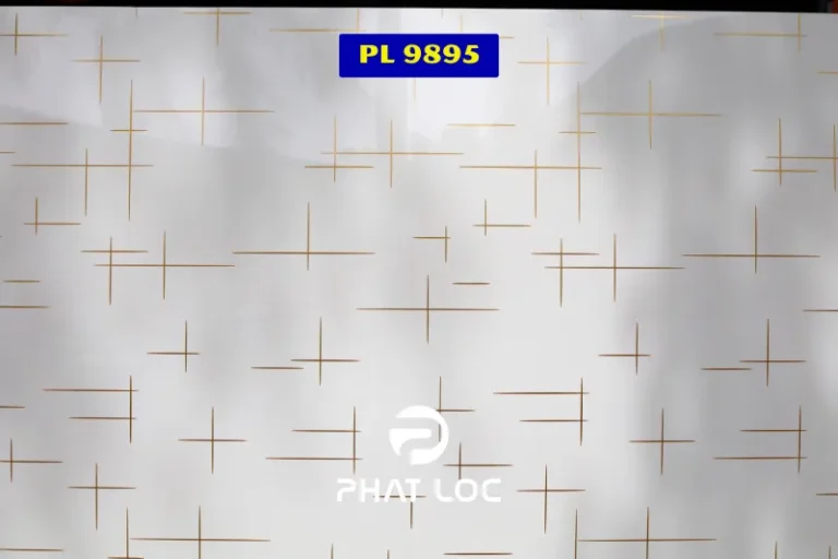Mẫu PL 9895 – Tối giản thanh lịch với chỉ vàng đồng