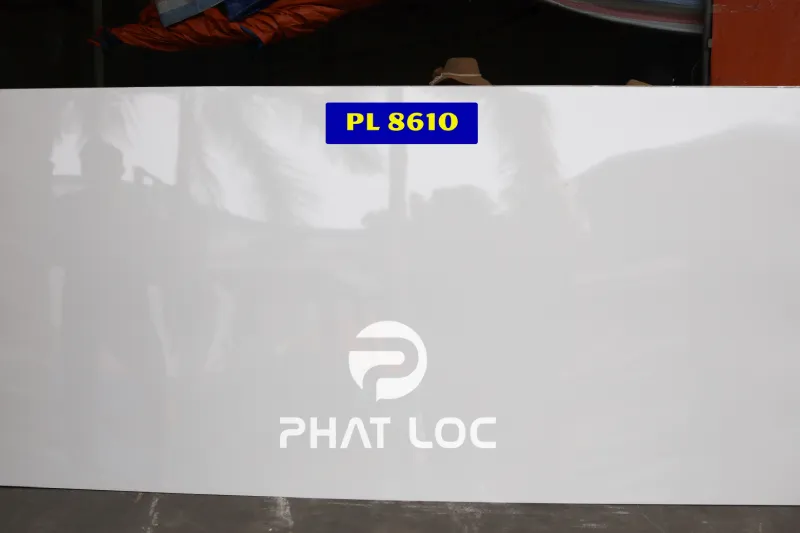 PVC vân đá trắng mẫu 8610 – Marble trắng sáng