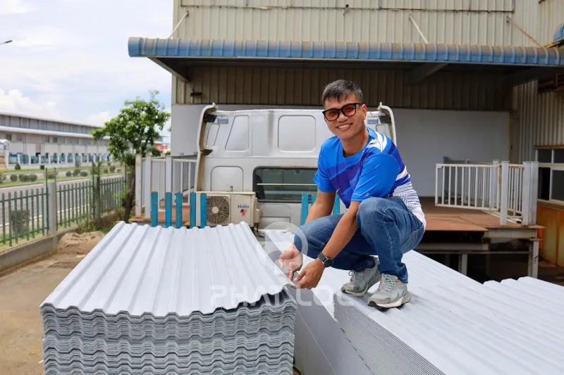 Tôn nhựa PVC/ASA – Bền bỉ, chống ăn mòn, cách nhiệt hiệu quả