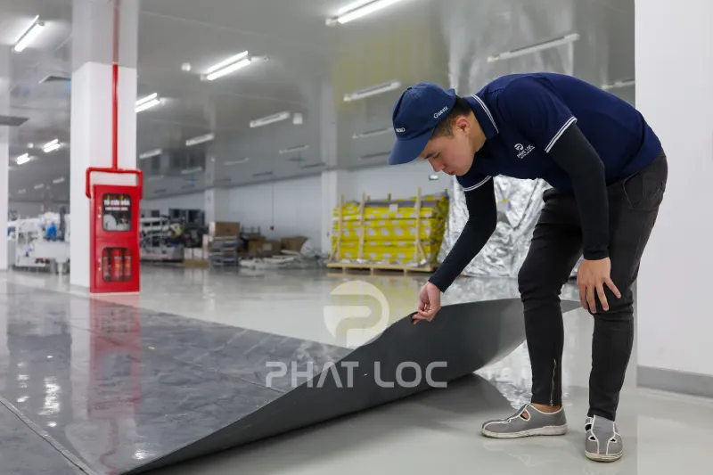 Ưu điểm nổi bật của thảm trải sàn thể thao cao su PVC