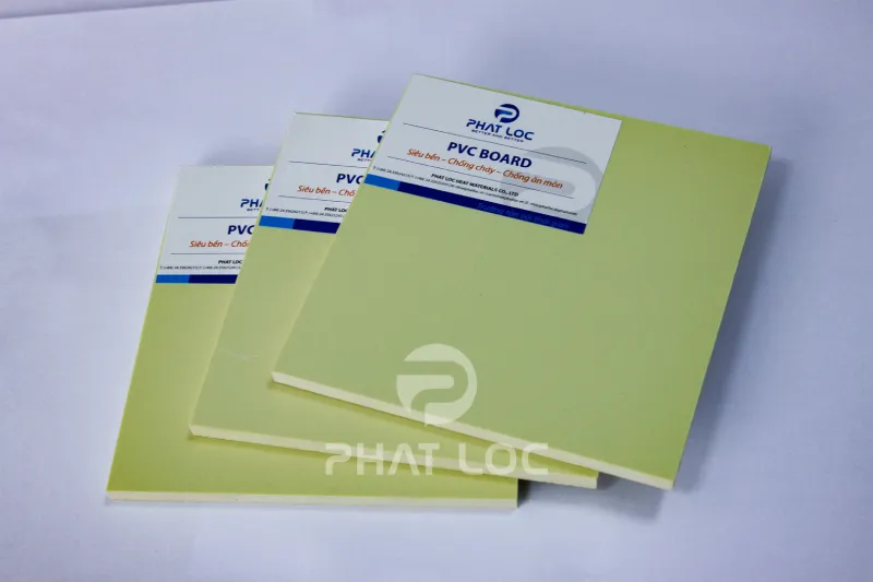 [Cập Nhật 2025] Bảng Giá Tấm Nhựa PVC Màu Vàng (2–50mm) – Giảm Ngay 20% Cho Nhà Máy & KCN