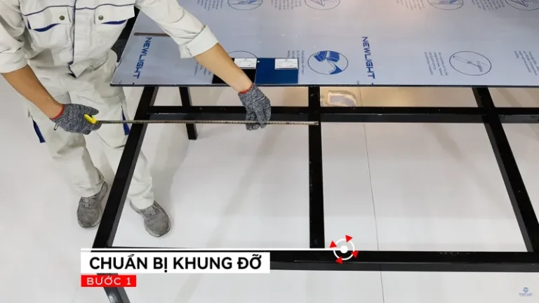 Hướng dẫn lợp Tấm Polycarbonate với khoảng cách xà gồ chuẩn