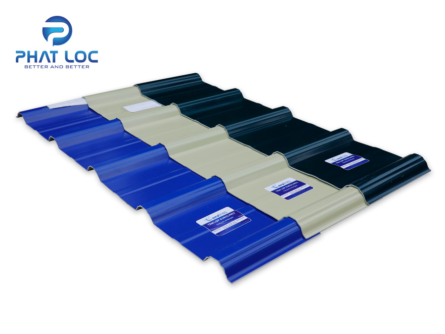 Cập Nhật Giá Tôn Nhựa 5 Sóng Vuông 2025 – Lợp Nhà Xưởng & Khu Công Nghiệp (2.5–3.5mm, 1220 x 2440 mm) 1 Công Ty Tnhh Vật Liệu Nhiệt Phát Lộc Tôn nhựa 5 sóng vuông là gì? Cấu tạo và ứng dụng